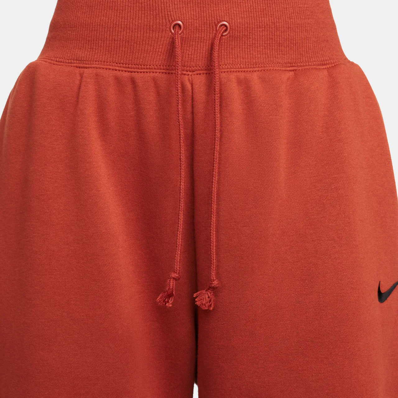 Nike Sportswear Phoenix Fleece Women's High-Waisted Oversized Tracksuit Bottoms - Orange - Polyester
