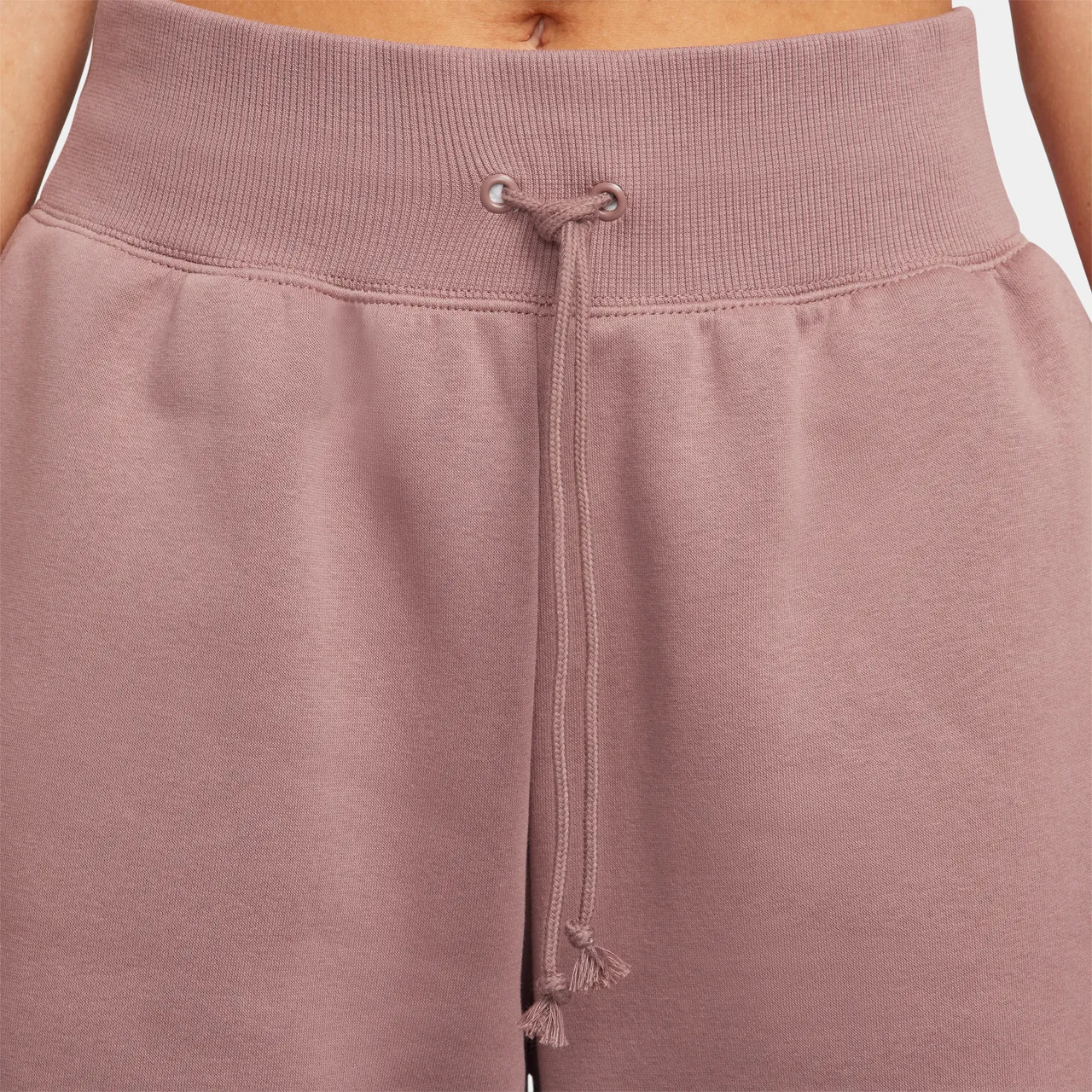 Nike Sportswear Phoenix Fleece Women's High-Waisted Oversized Tracksuit Bottoms - Purple - Polyester