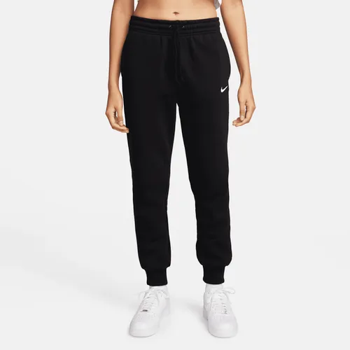 Nike Sportswear Phoenix Fleece Women's Mid-Rise Tracksuit Bottoms - Black - Polyester