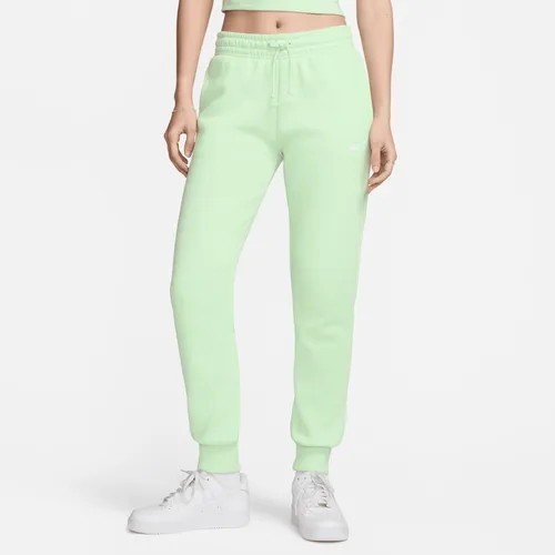 Nike Sportswear Phoenix Fleece Women's Mid-Rise Tracksuit Bottoms - Green - Polyester