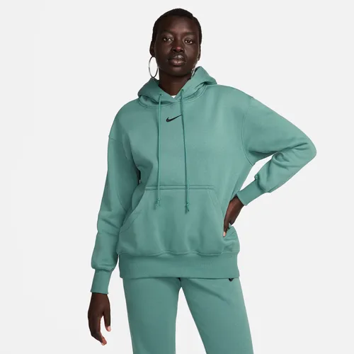 Nike Sportswear Phoenix Fleece Women's Oversized Pullover Hoodie - Green - Cotton