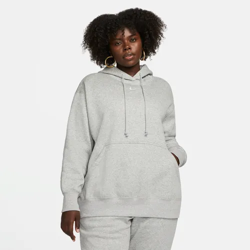 Nike Sportswear Phoenix Fleece Women's Oversized Pullover Hoodie - Grey - Cotton