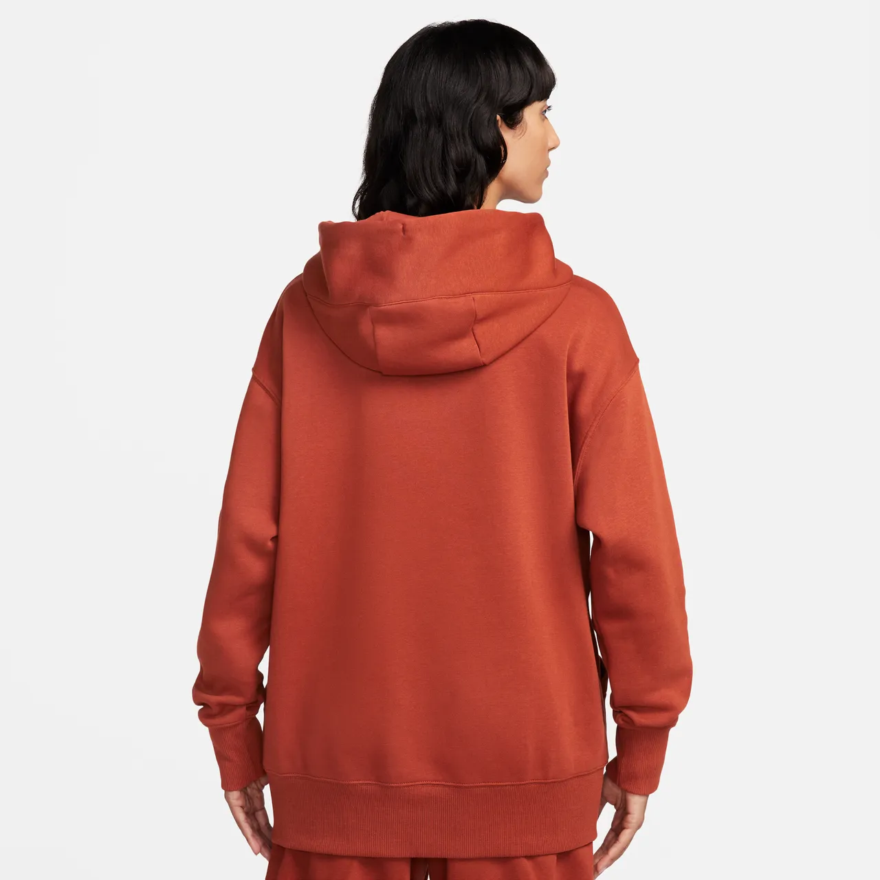 Nike Sportswear Phoenix Fleece Women's Oversized Pullover Hoodie - Orange - Cotton