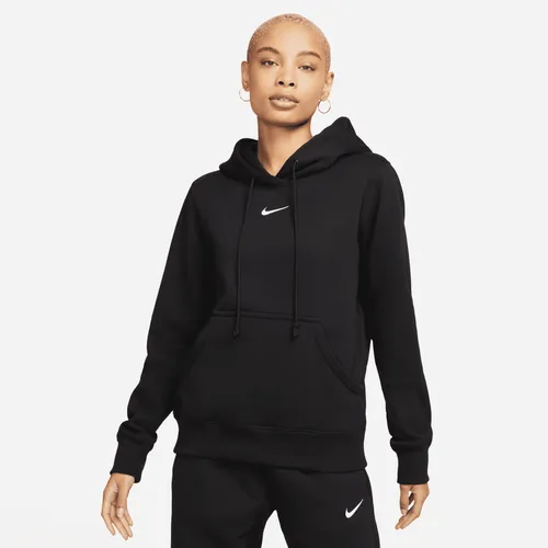 Nike Sportswear Phoenix Fleece Women's Pullover Hoodie - Black - Cotton