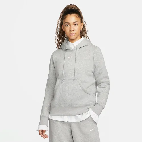 Nike Sportswear Phoenix Fleece Women's Pullover Hoodie - Grey - Cotton