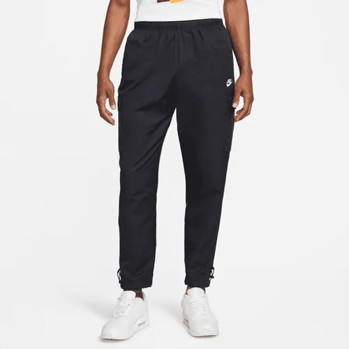Nike Sportswear Repeat Men's Woven Trousers - Black - Nylon