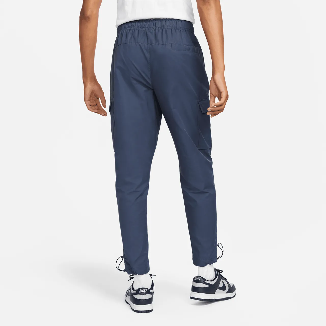 Nike Sportswear Repeat Men's Woven Trousers - Blue - Nylon