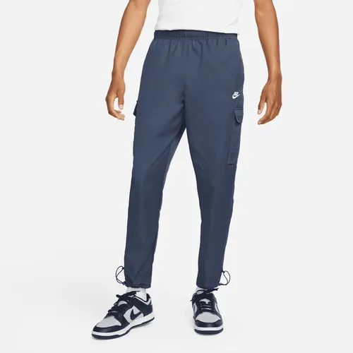 Nike Sportswear Repeat Men's Woven Trousers - Blue - Nylon