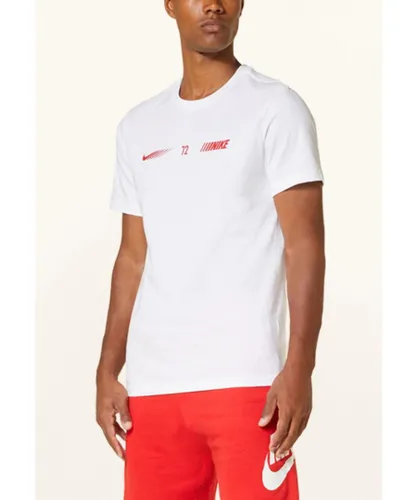 Nike Sportswear Standard Issue Mens T Shirt in White Jersey