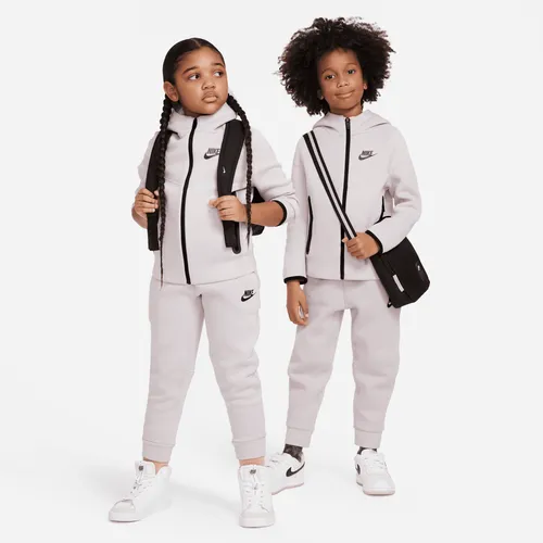 Nike Sportswear Tech Fleece Full-zip Set Younger Kids' 2-Piece Hoodie Set - Purple - Polyester