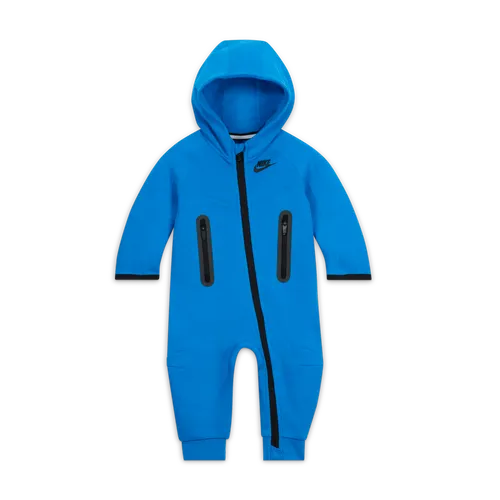 Nike Sportswear Tech Fleece Hooded Overalls Baby Overalls - Blue - Polyester