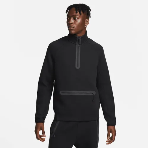 Nike Sportswear Tech Fleece Men's 1/2-Zip Sweatshirt - Black - Cotton