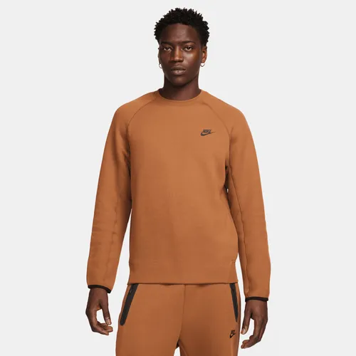 Nike Sportswear Tech Fleece Men's Crew - Brown - Polyester