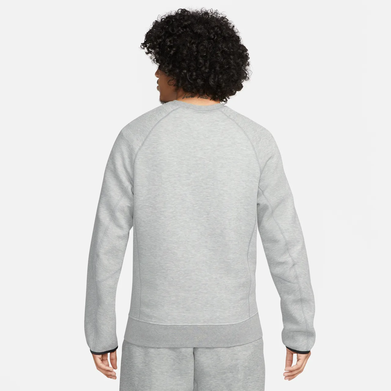 Nike Sportswear Tech Fleece Men's Crew - Grey - Polyester