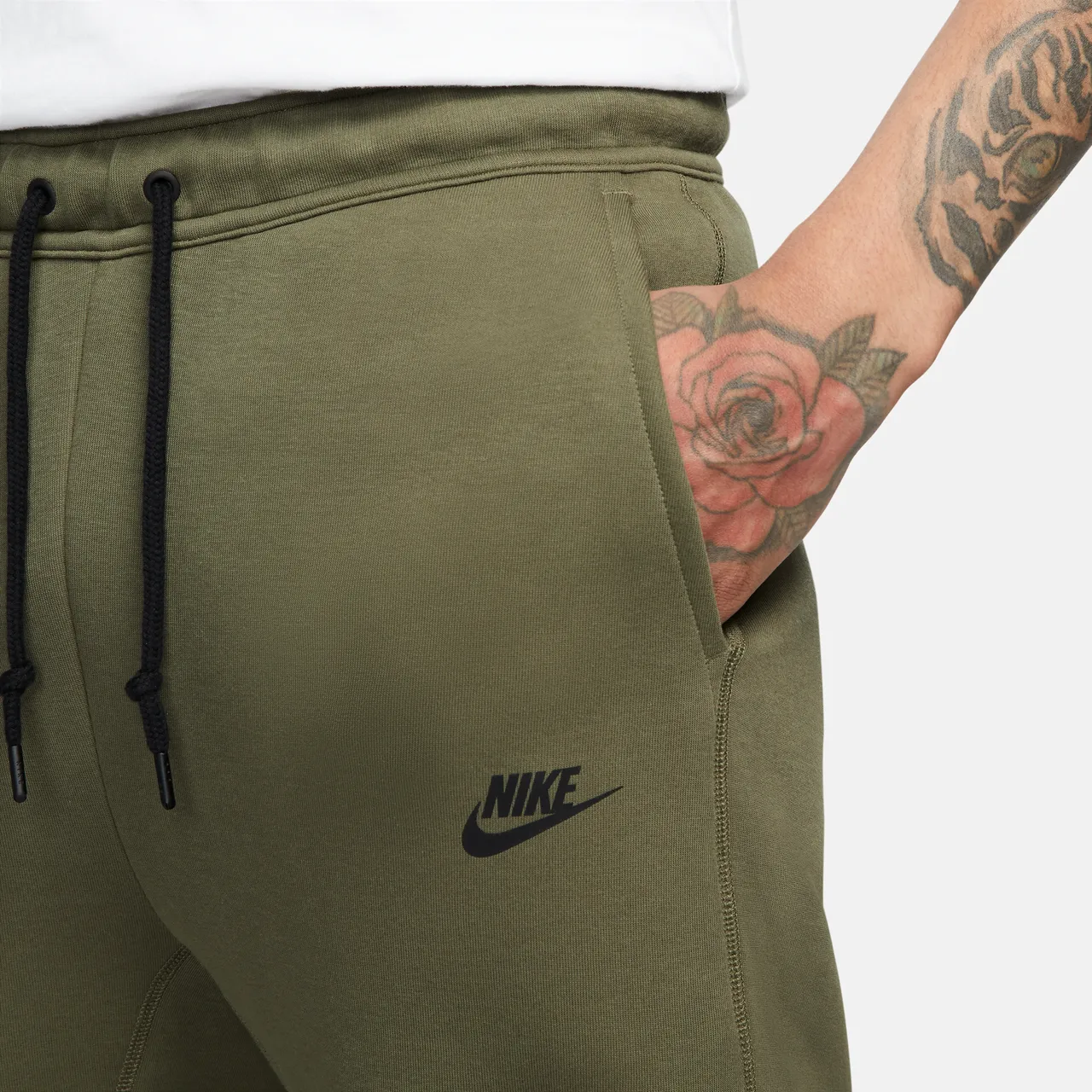 Nike Sportswear Tech Fleece Men's Joggers - Green - Cotton
