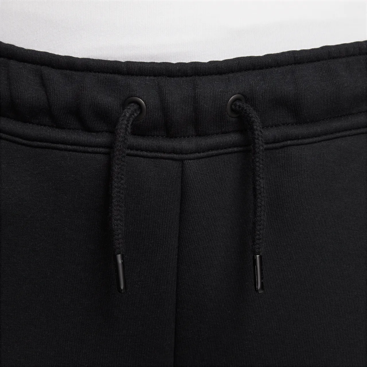 Nike Sportswear Tech Fleece Older Kids' (Boys') Trousers - Black - Cotton
