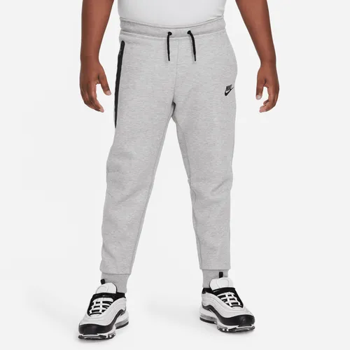 Nike Sportswear Tech Fleece Older Kids' (Boys') Trousers (Extended Size) - Grey - Cotton