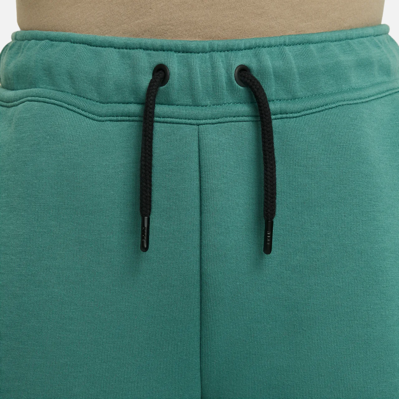 Nike Sportswear Tech Fleece Older Kids' (Boys') Trousers - Green - Cotton