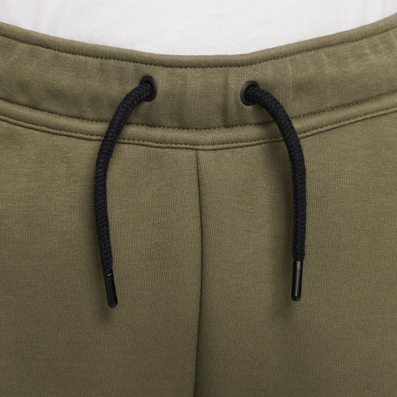 Nike Sportswear Tech Fleece Older Kids' (Boys') Trousers - Green - Cotton