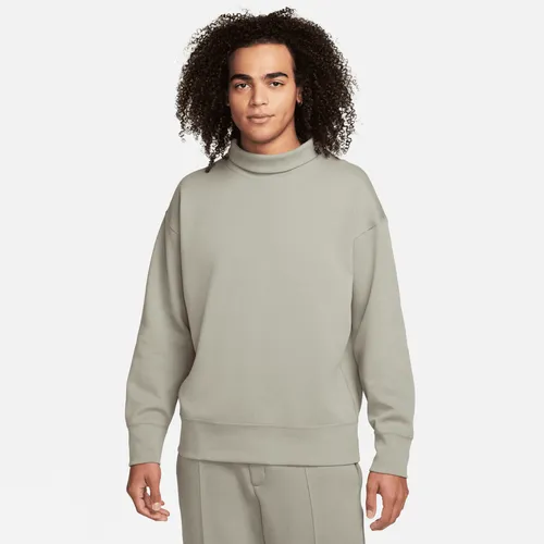 Nike Sportswear Tech Fleece Re-Imagined Men's Oversized Turtleneck Sweatshirt - Grey - Polyester