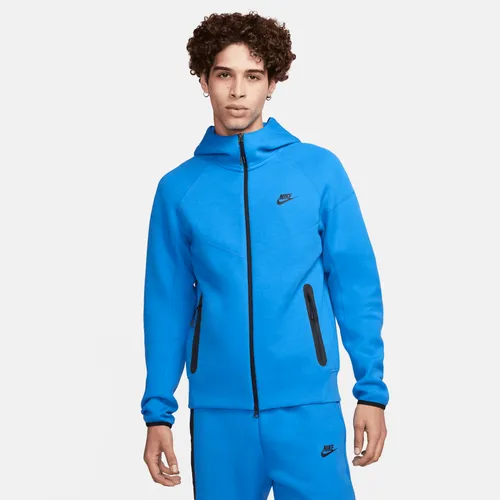 Nike Sportswear Tech Fleece Windrunner Men's Full-Zip Hoodie - Blue - Cotton