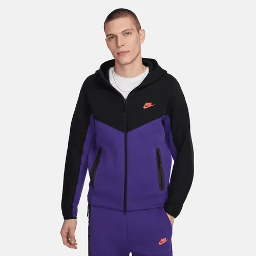 Nike Sportswear Tech Fleece Windrunner Men's Full-Zip Hoodie - Purple - Cotton
