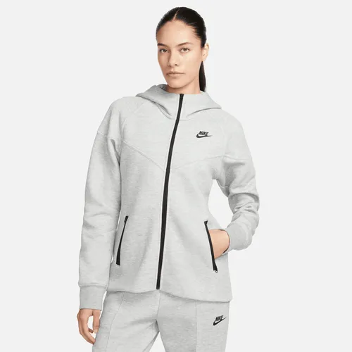 Nike Sportswear Tech Fleece Windrunner Women's Full-Zip Hoodie - Grey - Cotton