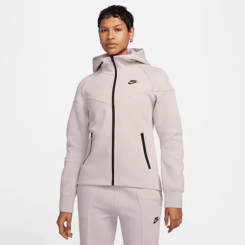 Nike Sportswear Tech Fleece Windrunner Women's Full-Zip Hoodie - Purple - Cotton
