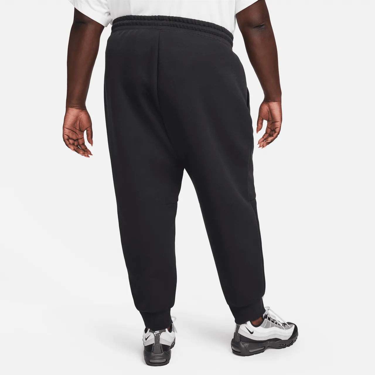 Nike Sportswear Tech Fleece Women's Mid-Rise Joggers - Black - Cotton