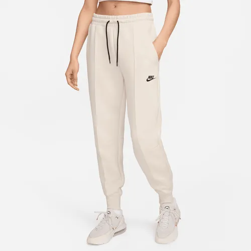 Nike Sportswear Tech Fleece Women's Mid-Rise Joggers - Brown - Cotton