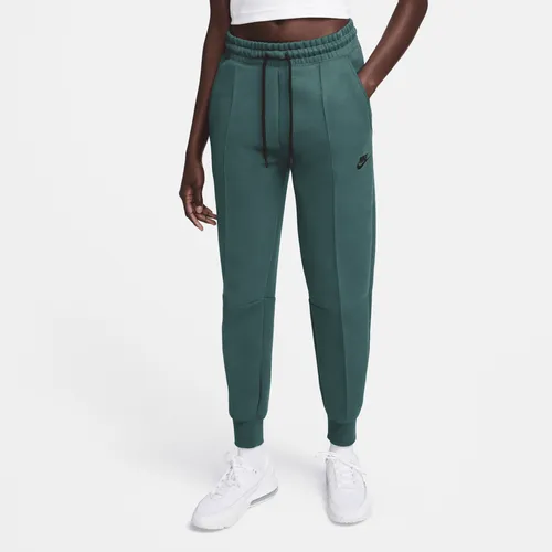 Nike Sportswear Tech Fleece Women's Mid-Rise Joggers - Green - Cotton