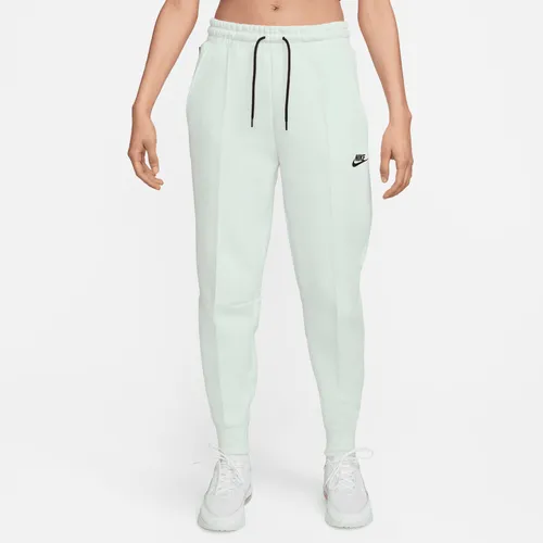 Nike Sportswear Tech Fleece Women's Mid-Rise Joggers - Green - Cotton