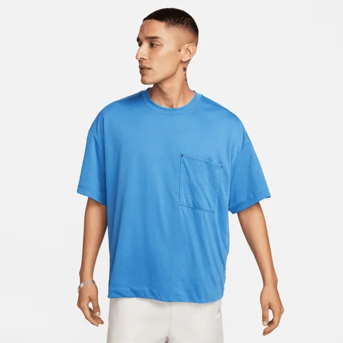 Nike Sportswear Tech Pack Men's Dri-FIT Short-Sleeve Top - Blue - Polyester