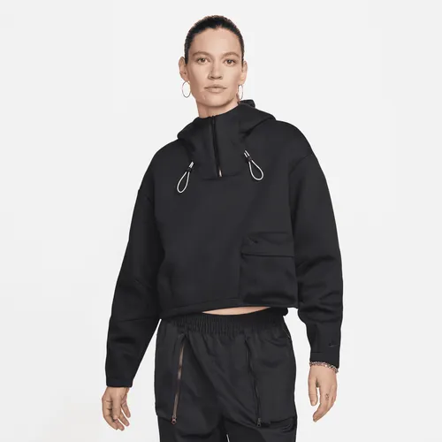 Nike Sportswear Therma-FIT ADV Tech Pack Women's Pullover Hoodie - Black - Polyester