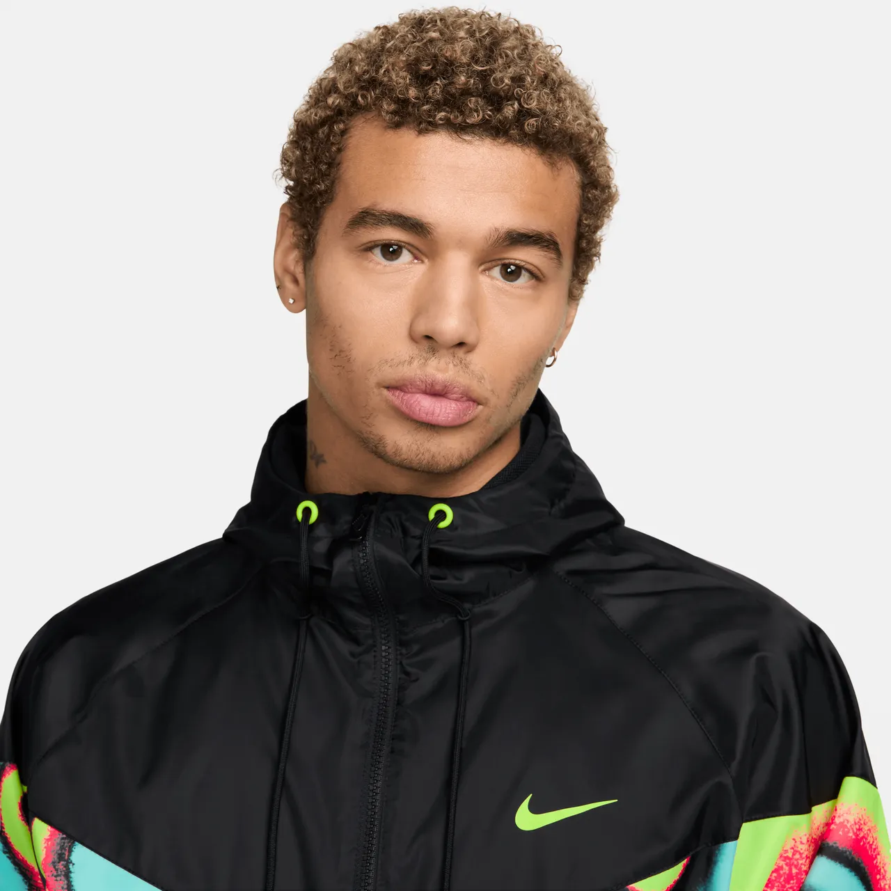 Nike Sportswear Windrunner Men's Woven Lined Jacket - Pink - Polyester