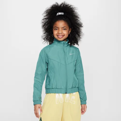 Nike Sportswear Windrunner Older Kids' (Girls') Loose Jacket - Green - Polyester