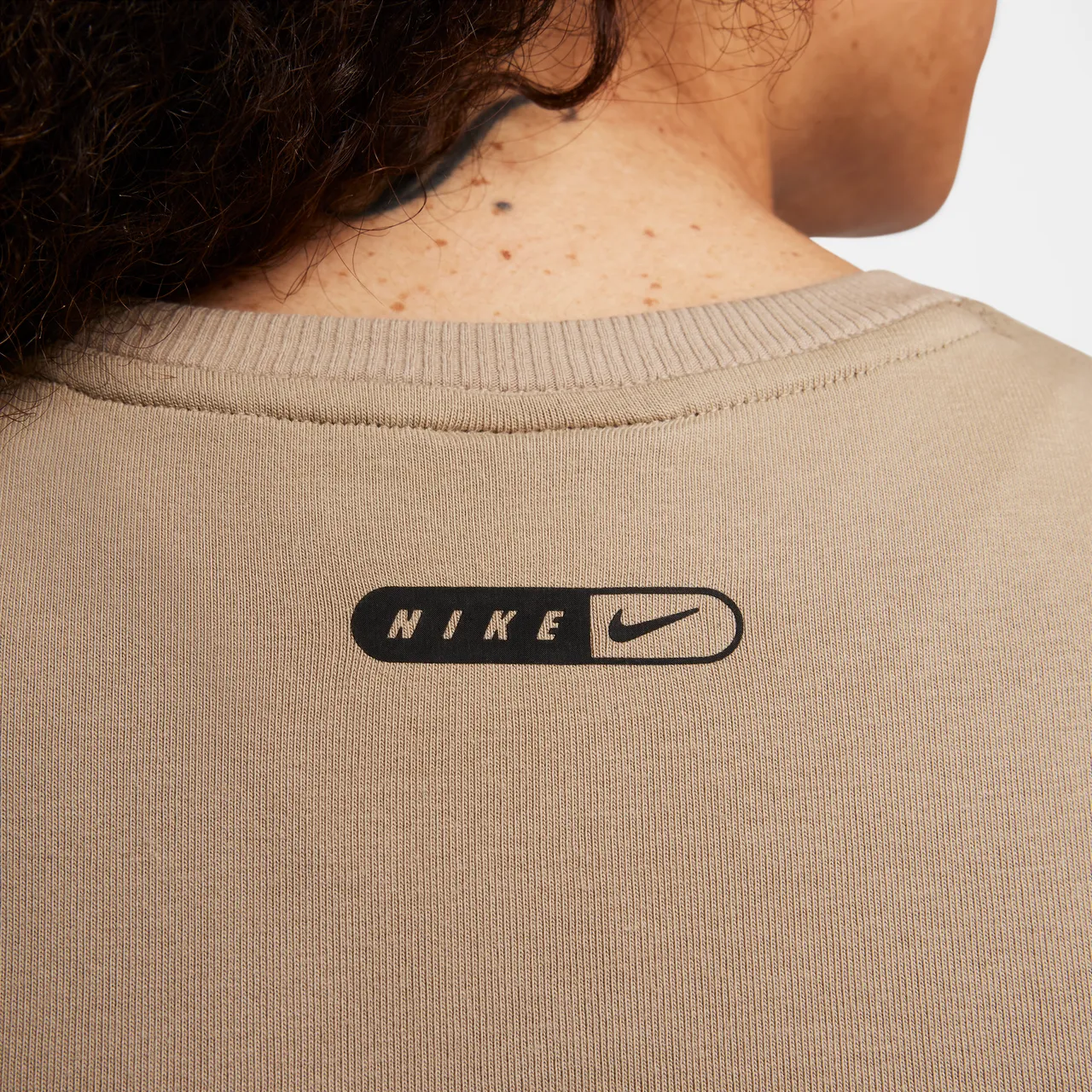 Nike Sportswear Women's Cropped T-Shirt - Brown - Polyester