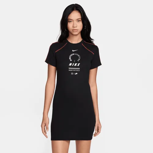 Nike Sportswear Women's Short-Sleeve Dress - Black - Polyester