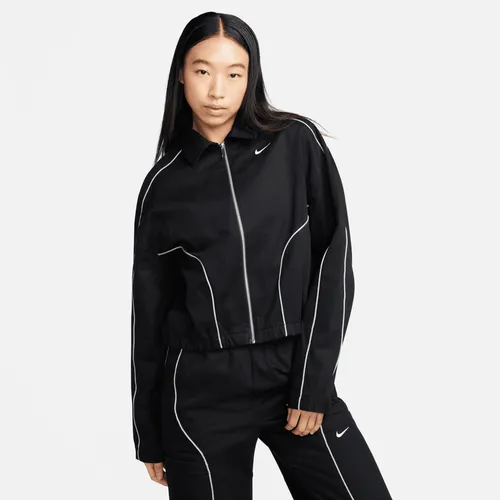 Nike Sportswear Women's Woven Jacket - Black - Cotton