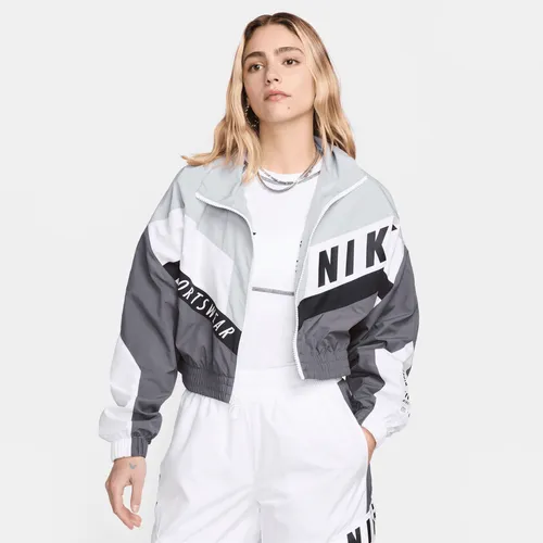 Nike Sportswear Women's Woven Jacket - Grey - Polyester