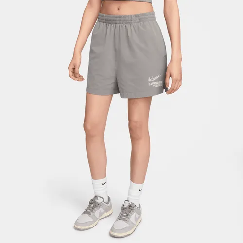 Nike Sportswear Women's Woven Shorts - Grey - Nylon