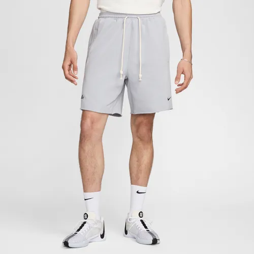 Nike Standard Issue Men's Dri-FIT 20cm (approx.) Basketball Shorts - Grey - Cotton