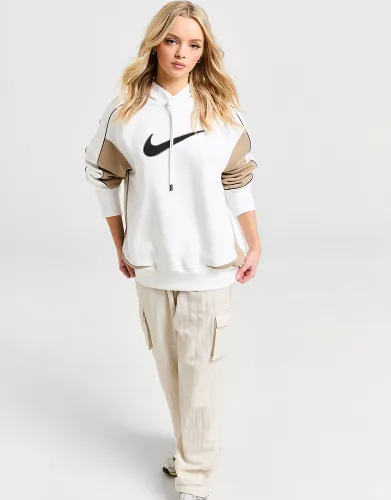 Nike Street Oversized Hoodie - White - Womens
