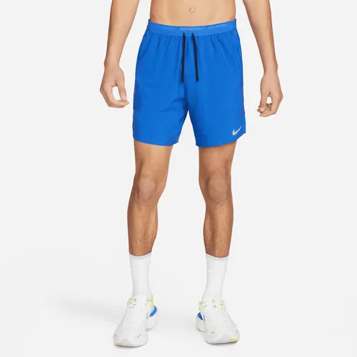 Nike Stride Men's Dri-FIT 18cm (approx.) 2-in-1 Running Shorts - Blue - Polyester