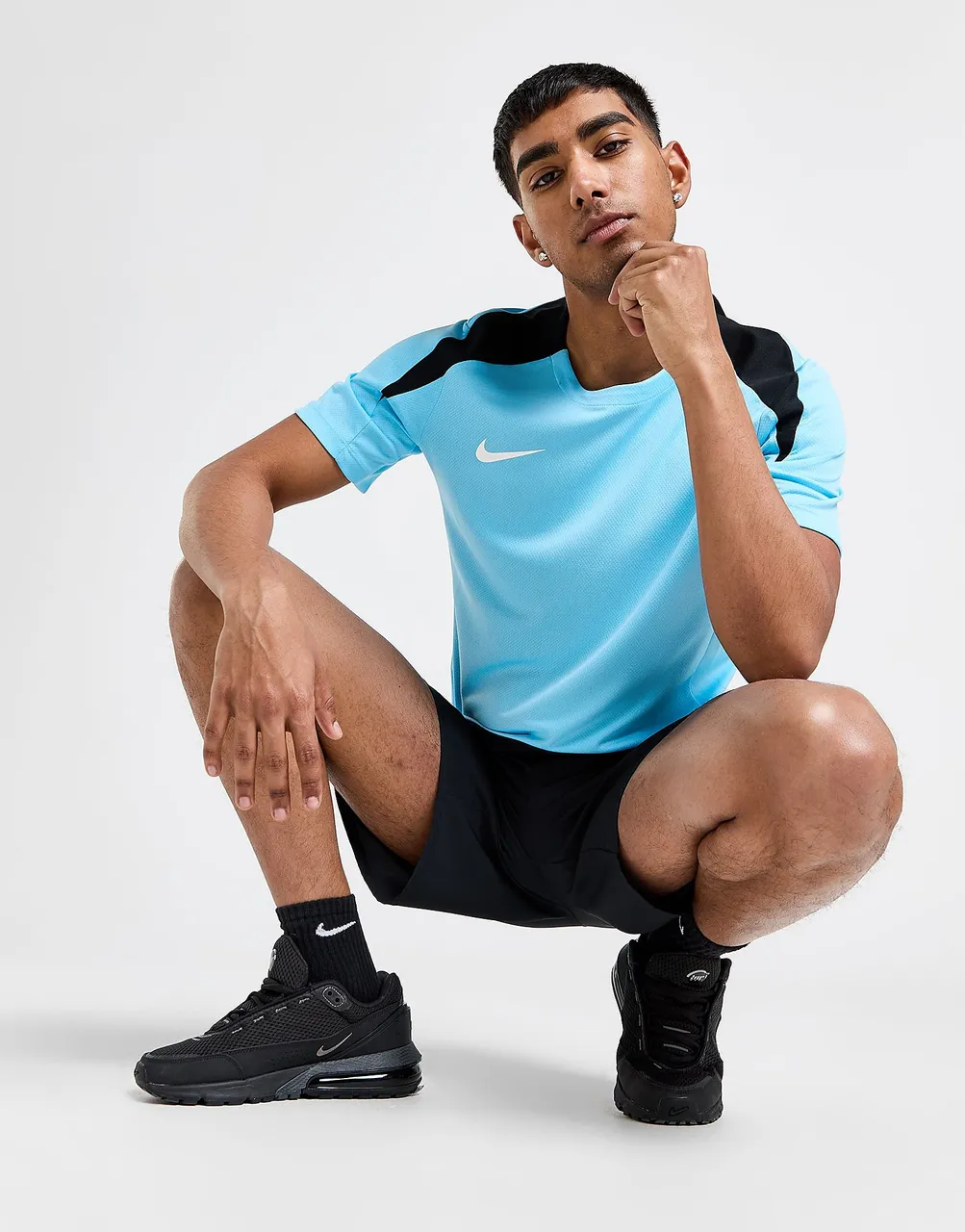 Nike Strike T-Shirt - Aquarius Blue - Mens