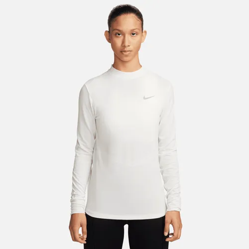 Nike Swift Women's Dri-FIT Mock-Neck Long-Sleeve Running Top - White - Nylon