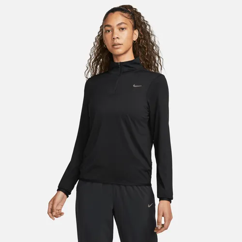 Nike Swift Women's UV Protection 1/4-Zip Running Top - Black - Polyester