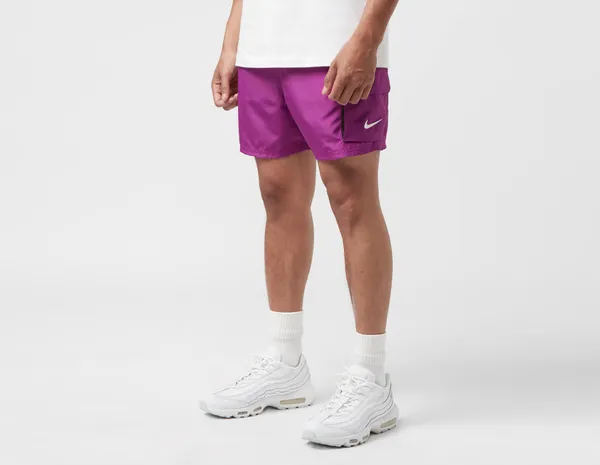 Nike Swim 5" Cargo Volley Shorts, Purple