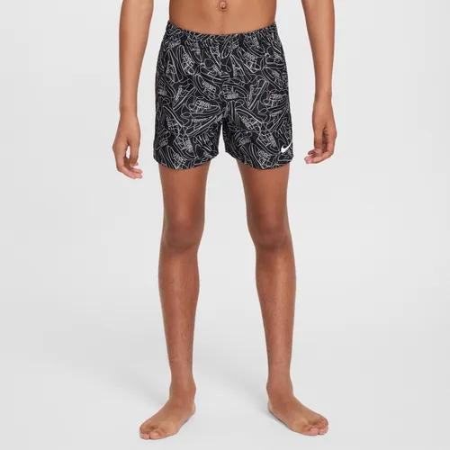 Nike Swim Sneakers Older Kids' (Boys') 10cm (approx.) Volley Shorts - Black - Polyester
