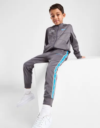 Nike Tape Poly Full Zip Tracksuit Children - Grey